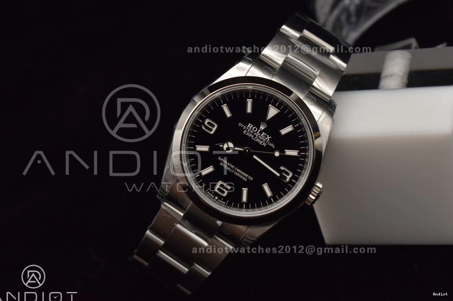 Explorer 124270 VSF on 904L Edition Best 1:1 SS Black 36mm Bracelet Dial DD3230 Steel 0312